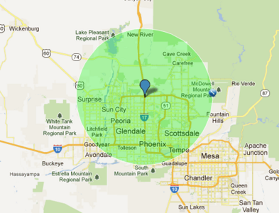 Service Area Map